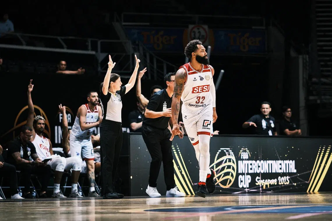 Basketball’s Fiba Intercontinental Cup was one new sports event held at the Singapore Sports Hub in 2023.