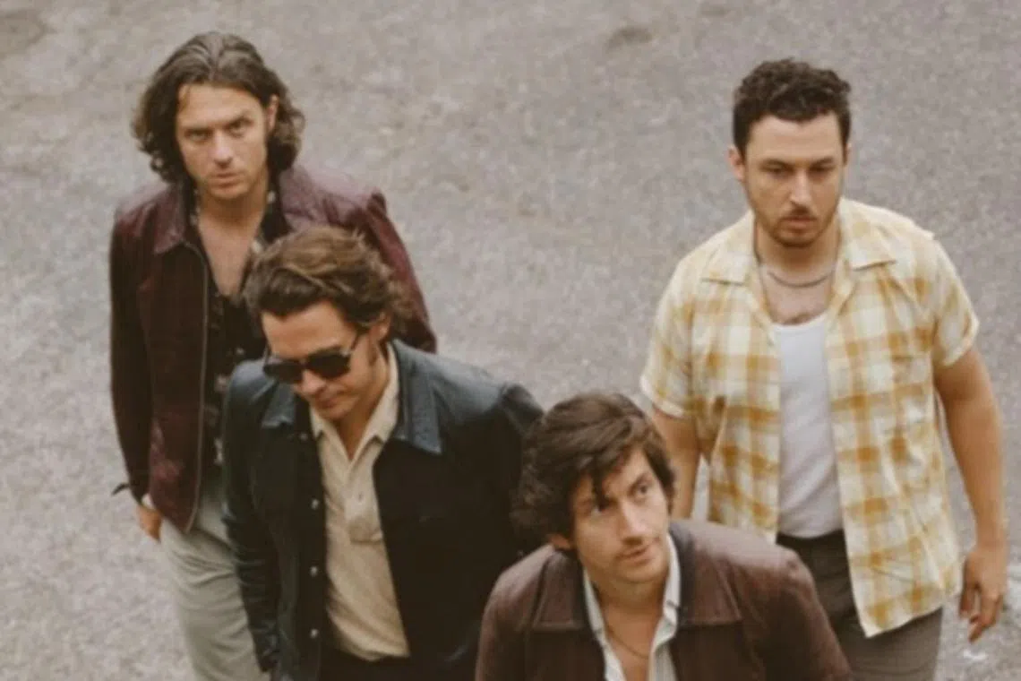 British band Arctic Monkeys' first concert in Singapore is part of an Asian tour.