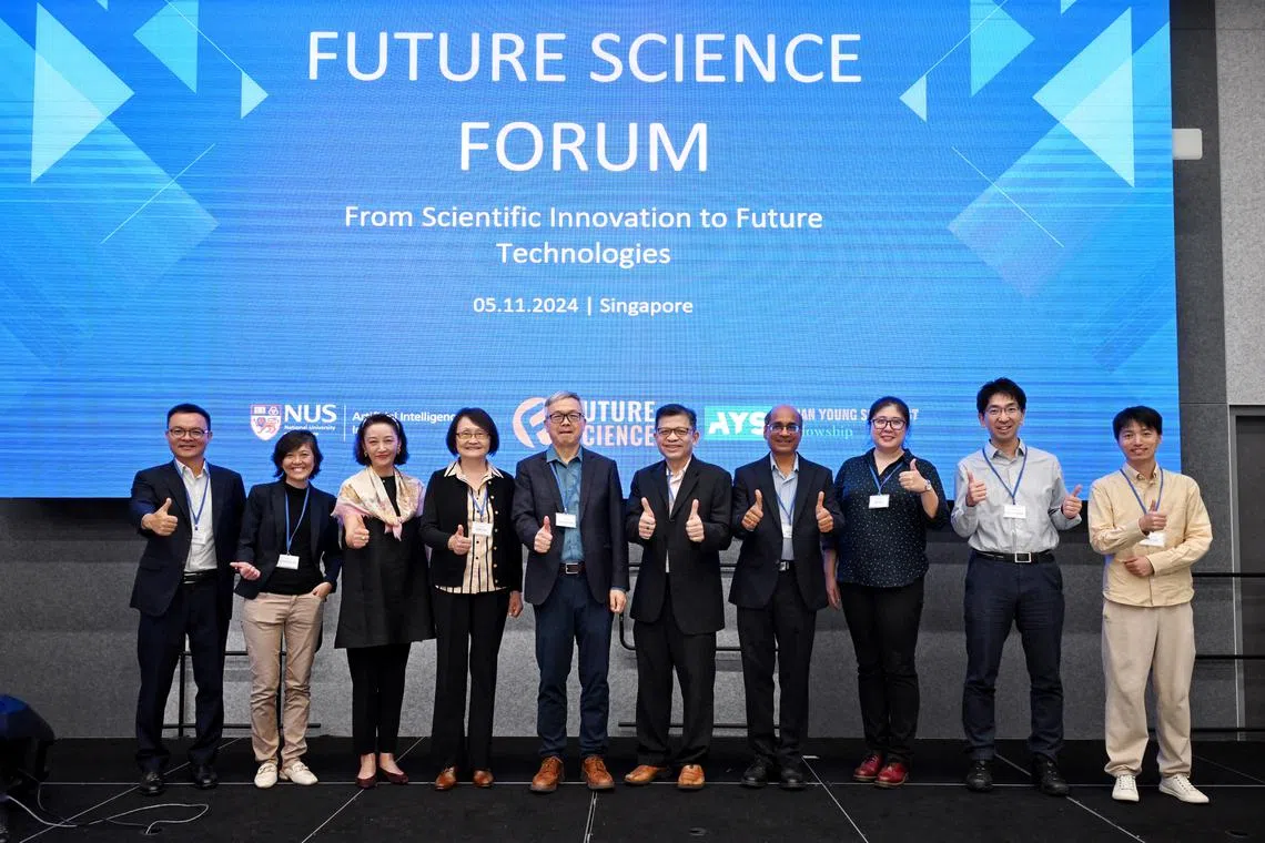 The Future Science Forum was held at the COM3@Imagination Ridge in the NUS campus on Nov 5.