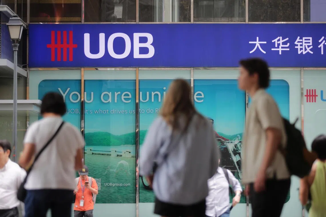 UOB's core net profit excludies one-off expenses related to its acquisition of Citigroup’s Malaysia and Thailand consumer businesses. 
