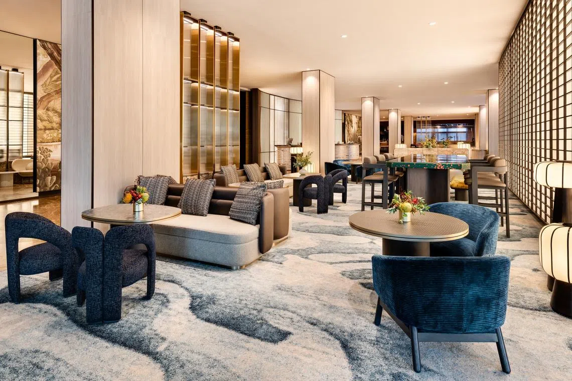 Lobby of Pan Pacific Perth