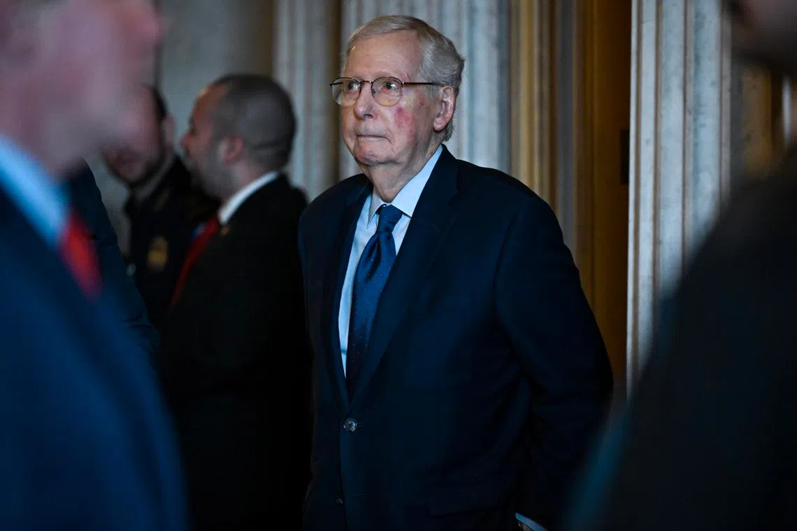 Top US Senator Mitch McConnell breaks silence on health-related absence