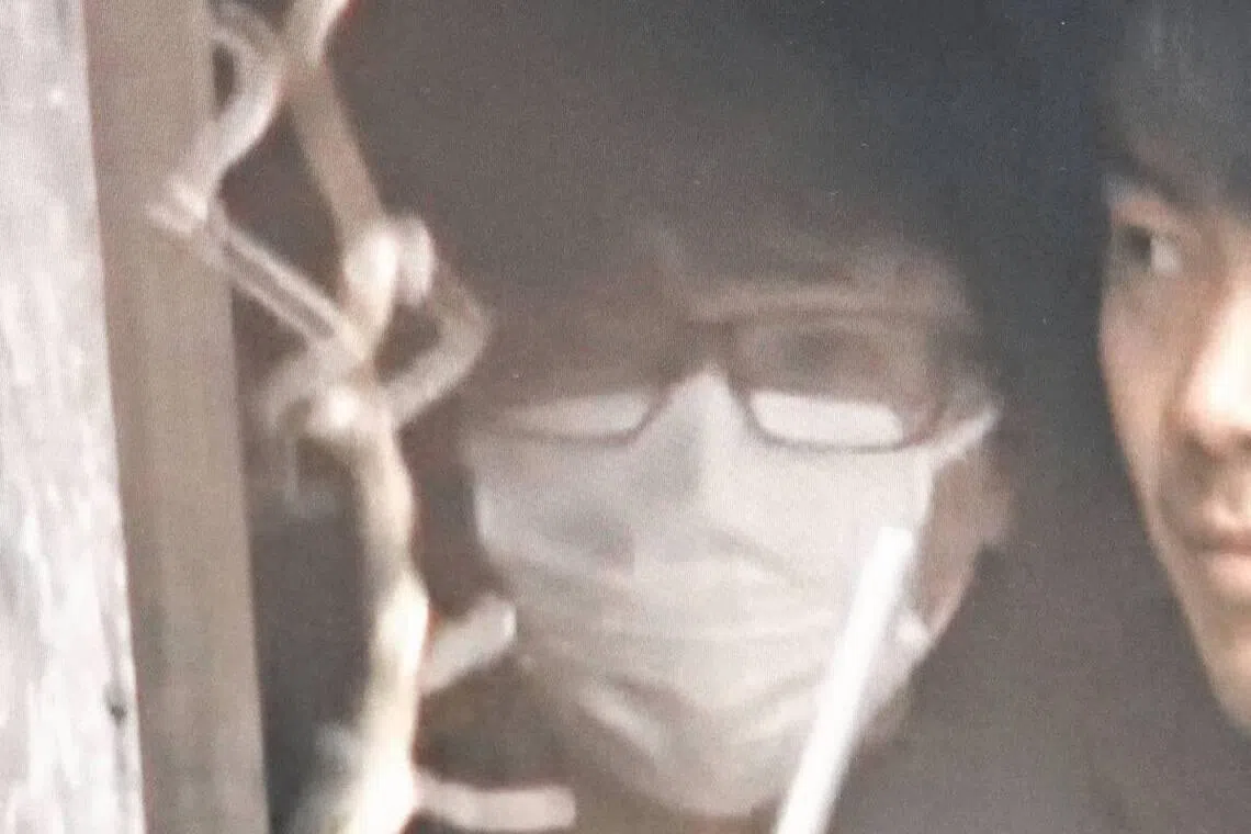 The police said they obtained information indicating the suspect (above) and victim had been on bad terms and believe their relationship may have contributed to the incident.