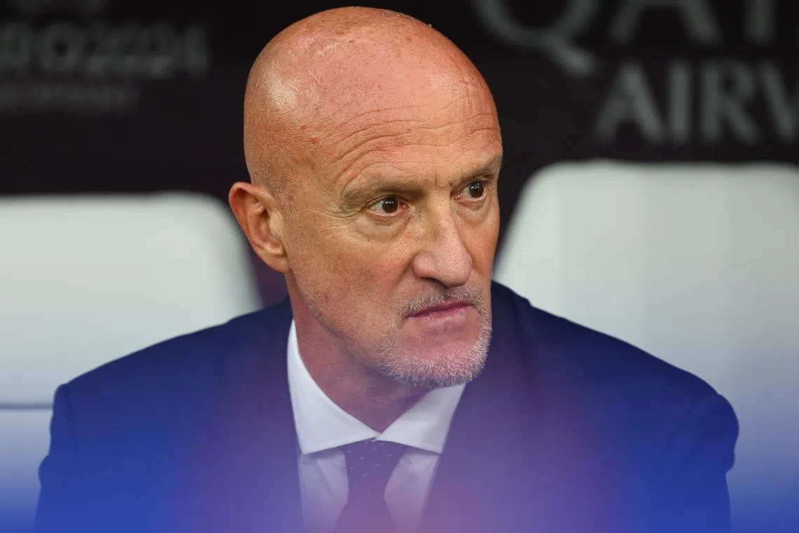 Soccer Football - Euro 2024 - Group A - Scotland v Hungary - Stuttgart Arena, Stuttgart, Germany - June 23, 2024 Hungary coach Marco Rossi before the match REUTERS/Leonhard Simon