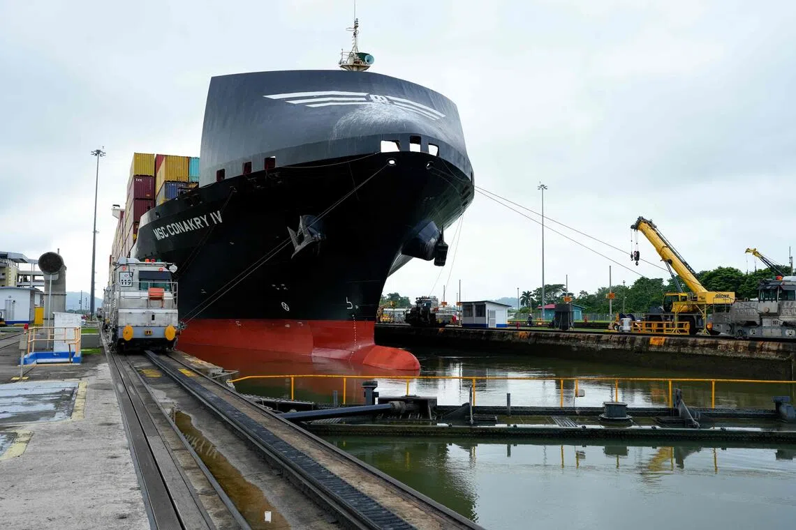 The Panama Canal Authority said low water levels in the two artificial lakes that feed the canal forced it to act.