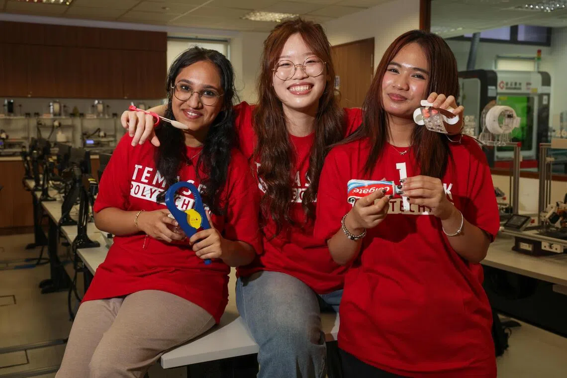 Temasek Poly students build tools inspired by love and a mission to give confidence back to seniors