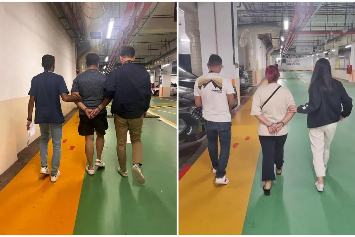 Seven men and four other women, aged between 18 and 46, remain under investigations. 