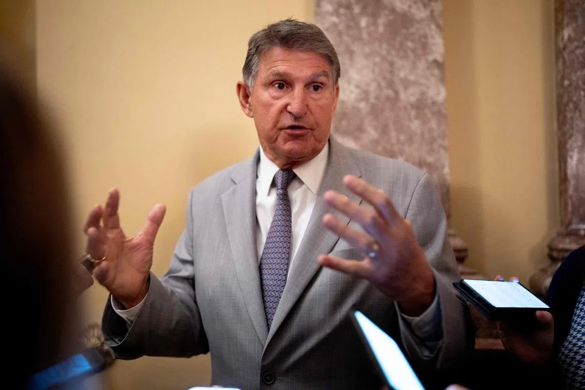 Senator Joe Manchin had earlier told CNN he would not be interested in running as Ms Kamala Harris’ vice-president.