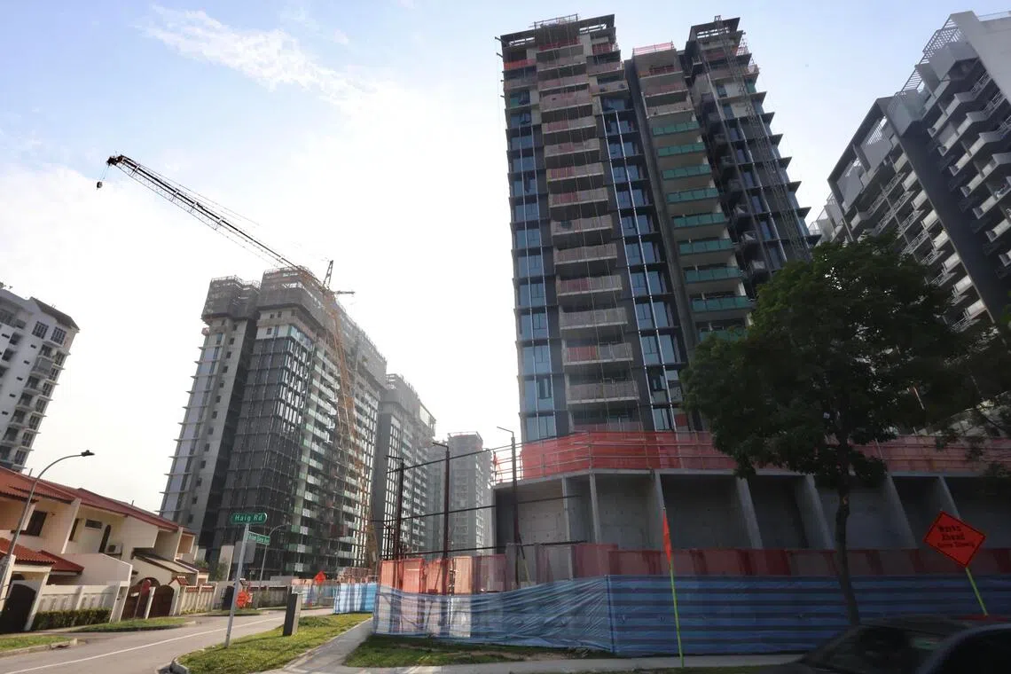The Continuum, a sold-out 816-unit freehold condominium at Thiam Siew Avenue off Tanjong Katong Road, is among the private residential developments expected to be completed in 2027.