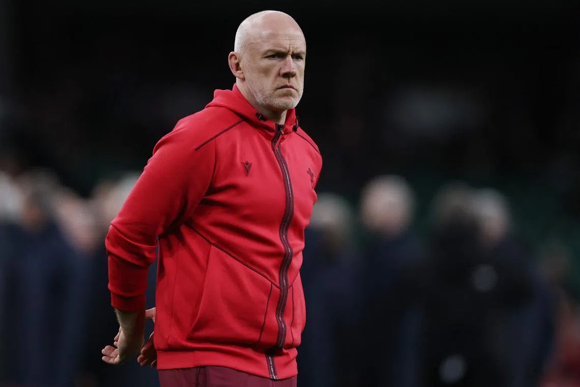 Rugby Union - Six Nations Championship - Wales v France - Principality Stadium, Cardiff, Wales, Britain - February 15, 2026 Wales head coach Steve Tandy during the warm up before the match Action Images via Reuters/Paul Childs