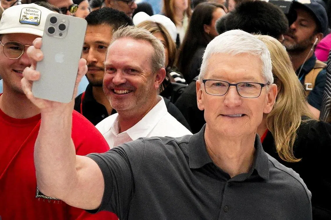 Mr Tim Cook made about US$355 million from a sale of his Apple shares in 2021.