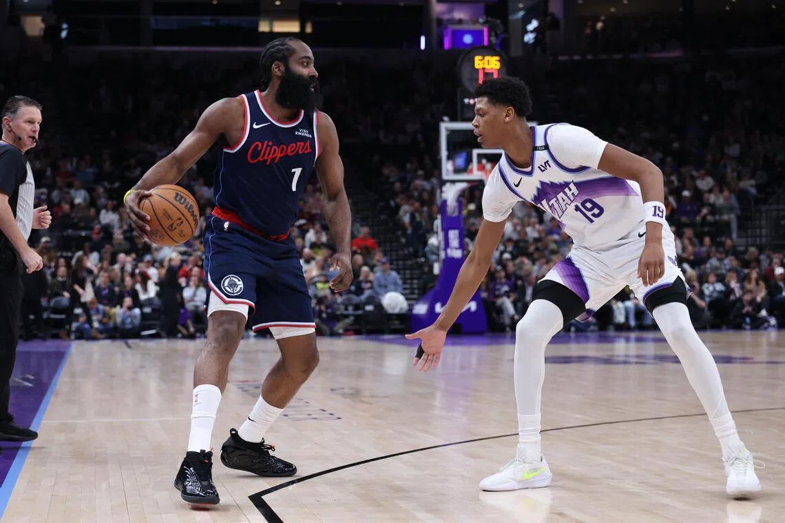 James Harden has moved from the Los Angeles Clippers to the Cleveland Cavaliers.