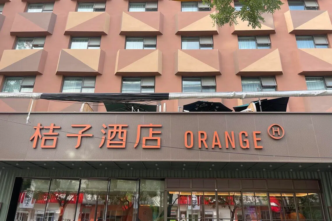 Orange Hotel (Beijing National Exhibition Sanyuanqiao Branch), in Beijing taken on July 8.