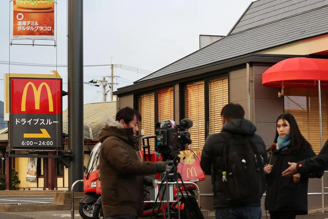 The attacker fatally stabbed a junior high school student and wounded another at a McDonald’s restaurant in Fukuoka prefecture.