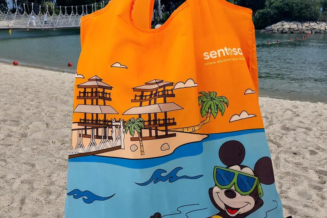 An eco bag from the merchandise range developed for this campaign.