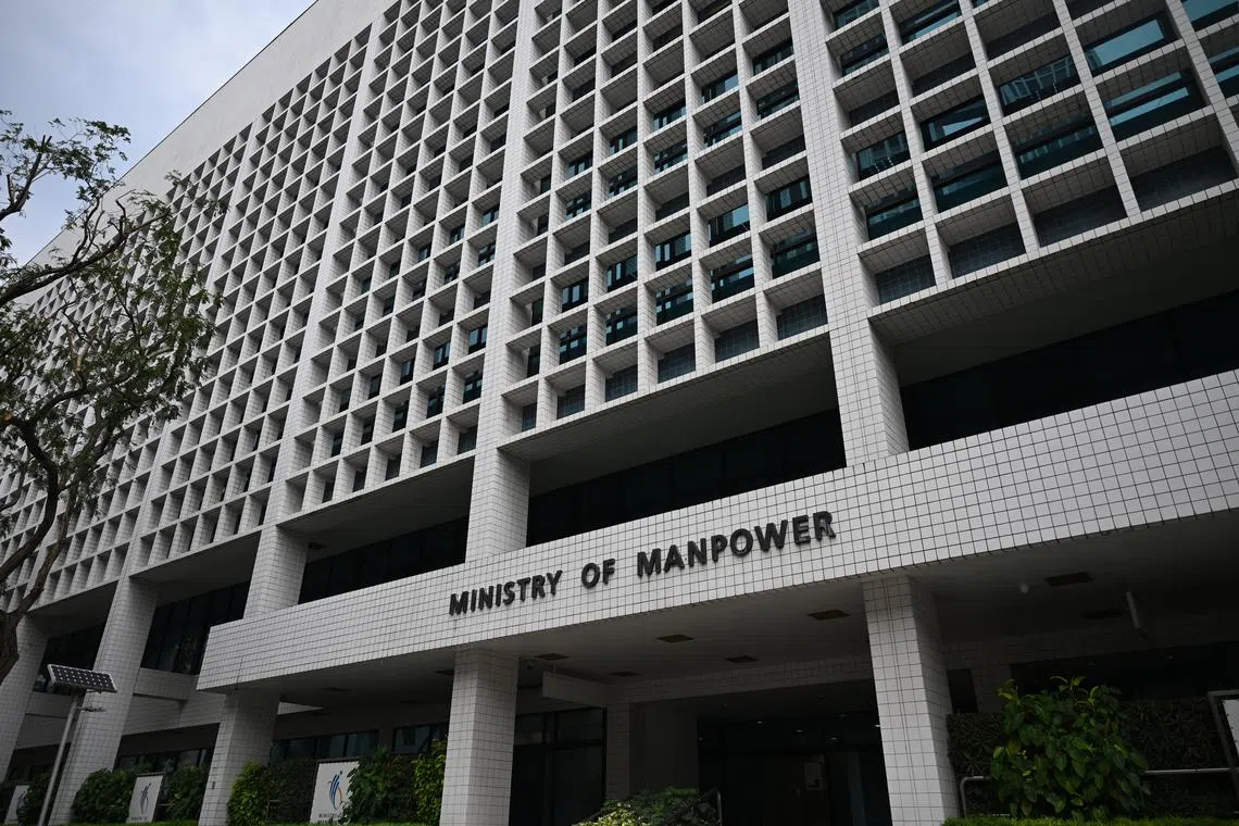 The Ministry of Manpower is investigating the incident and has instructed the occupier to stop all lifting activities at the premises.