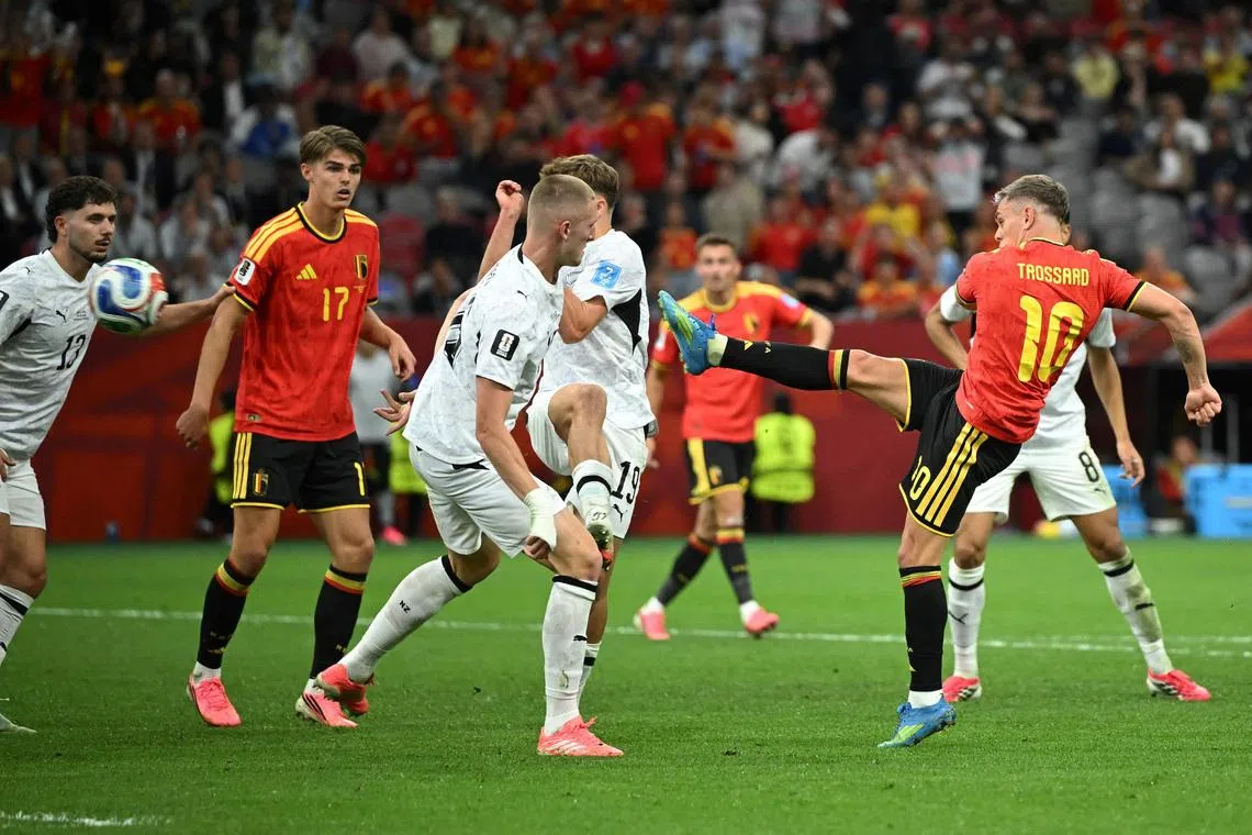 Leandro Trossard double fires Belgium into World Cup knockouts with 5-1 rout of New Zealand