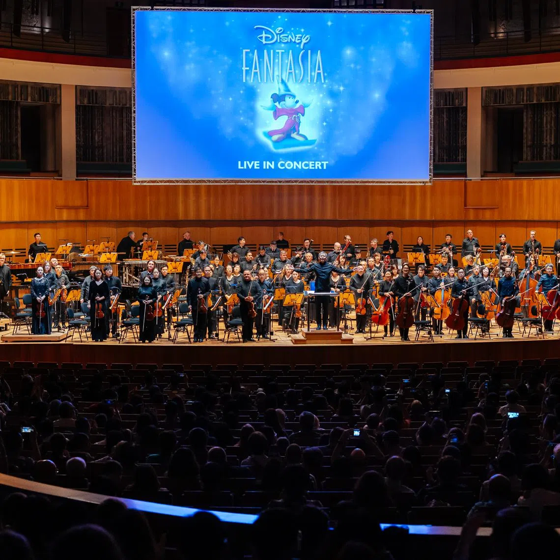 The Singapore Symphony Orchestra’s pops concert, led by Joshua Tan, united favourite segments from the original movie and its sequel Fantasia 2000.