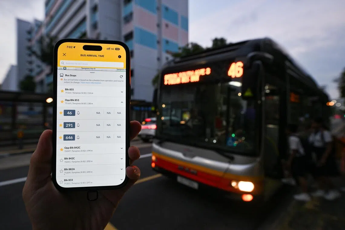 The disruptions to the system led to inaccurate bus arrival timings and longer wait times being displayed at bus stops and in apps such as LTA’s MyTransport.SG.