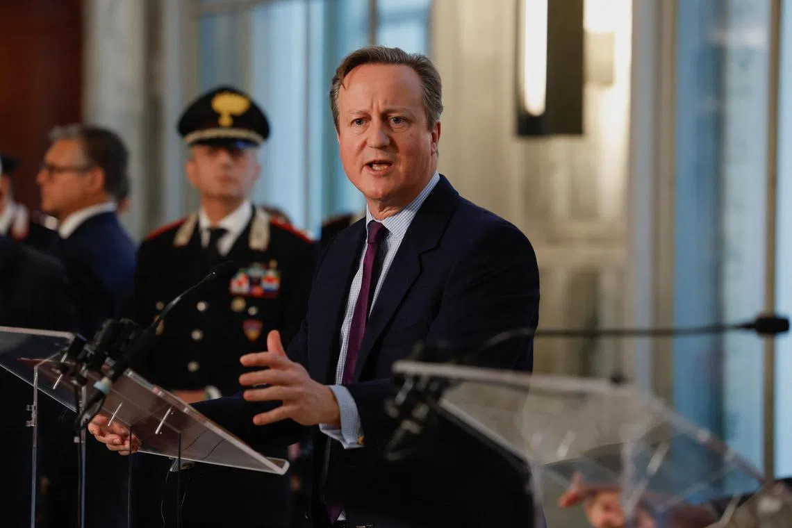 British Foreign Secretary David Cameron will travel to the region to “progress efforts to secure the release of all hostages, step up aid to Gaza and end Hamas rocket attacks and threats against Israel".