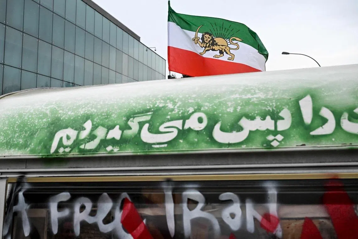The videos, depicting protests in Iran, fill an information void caused by the country's internet restrictions. 