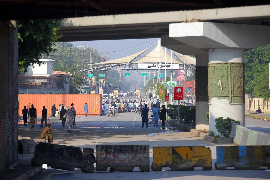 The PTI-ruled province was placed under emergency rule following days-long anti-government protests demanding Imran Khan’s release.