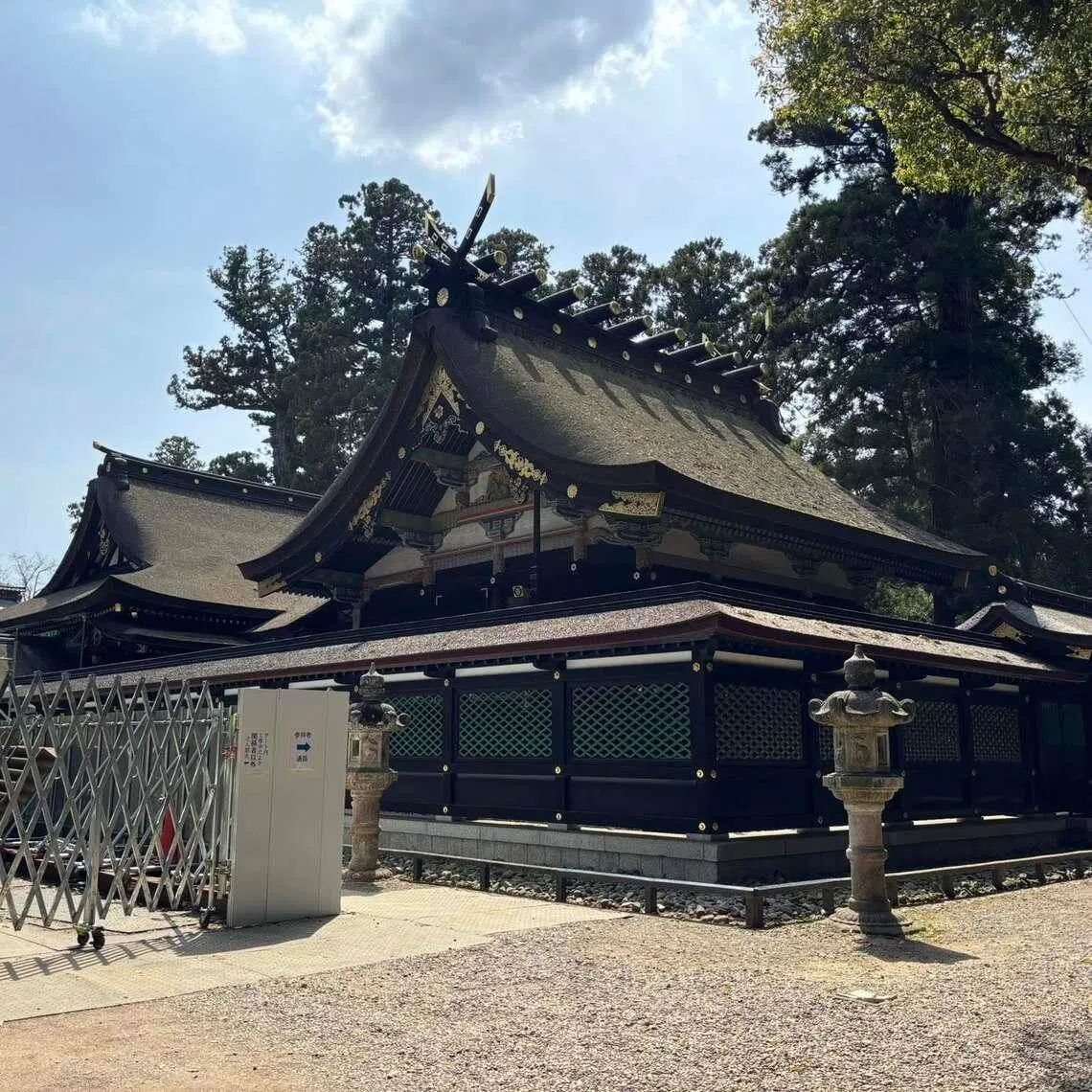 The obstetrician and gynecologist is accused of leaving oily smears at Katori Shrine in Chiba.