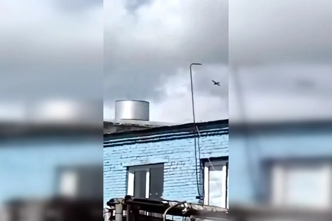 A source told AFP the strike on the refinery in the Russian republic of Bashkortostan was carried out at a “record range”.