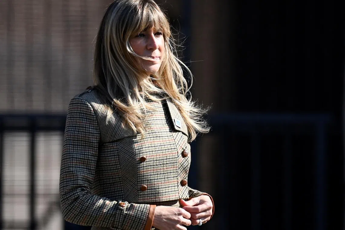 Begona Gomez, wife of Spain's Prime Minister Pedro Sanchez, leaves Rome's ancient Colosseum, in Rome, Italy, October 30, 2021. REUTERS/Flavio Lo Scalzo
