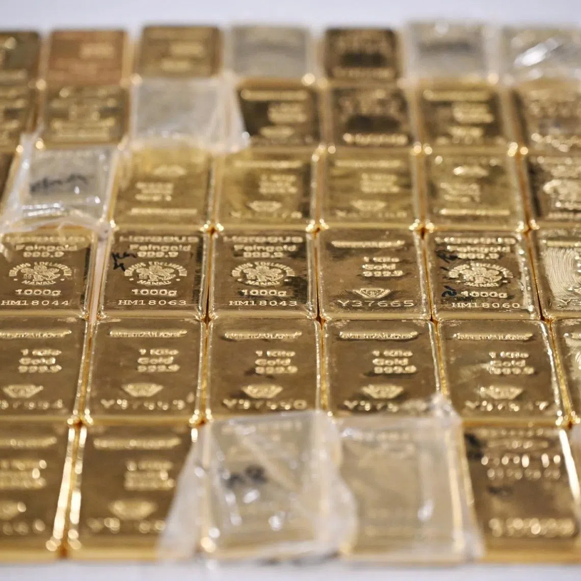 Gold bars seized by police in the $3-billion money laundering case. The Financial Action Task Force said the case showed how attractive Singapore is to criminals.