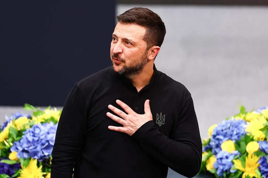 Mr Zelensky has travelled the world in recent weeks to rally support and attendance for a peace summit scheduled to take place in Switzerland at the weekend.
