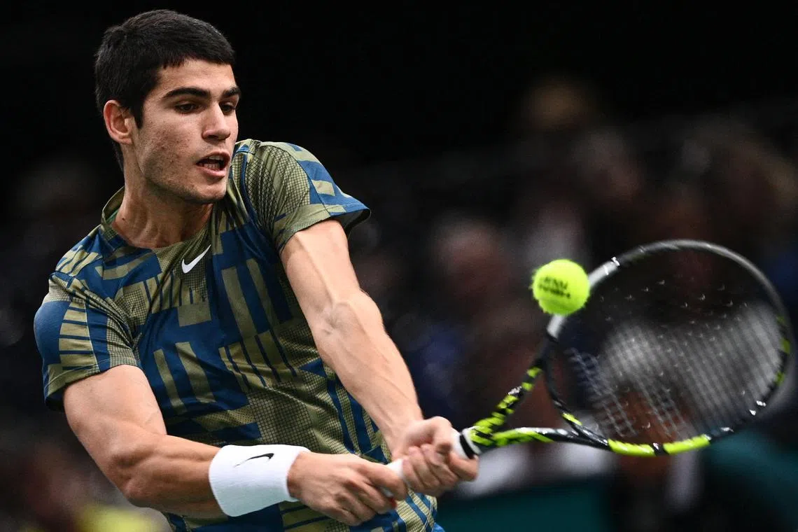 Last season, Alcaraz captured five titles, winning 57 times out of 70 matches. 