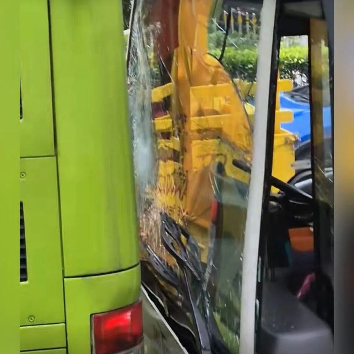 The police said they were alerted to the accident, which involved two buses, at 7.55am on Jan 6.