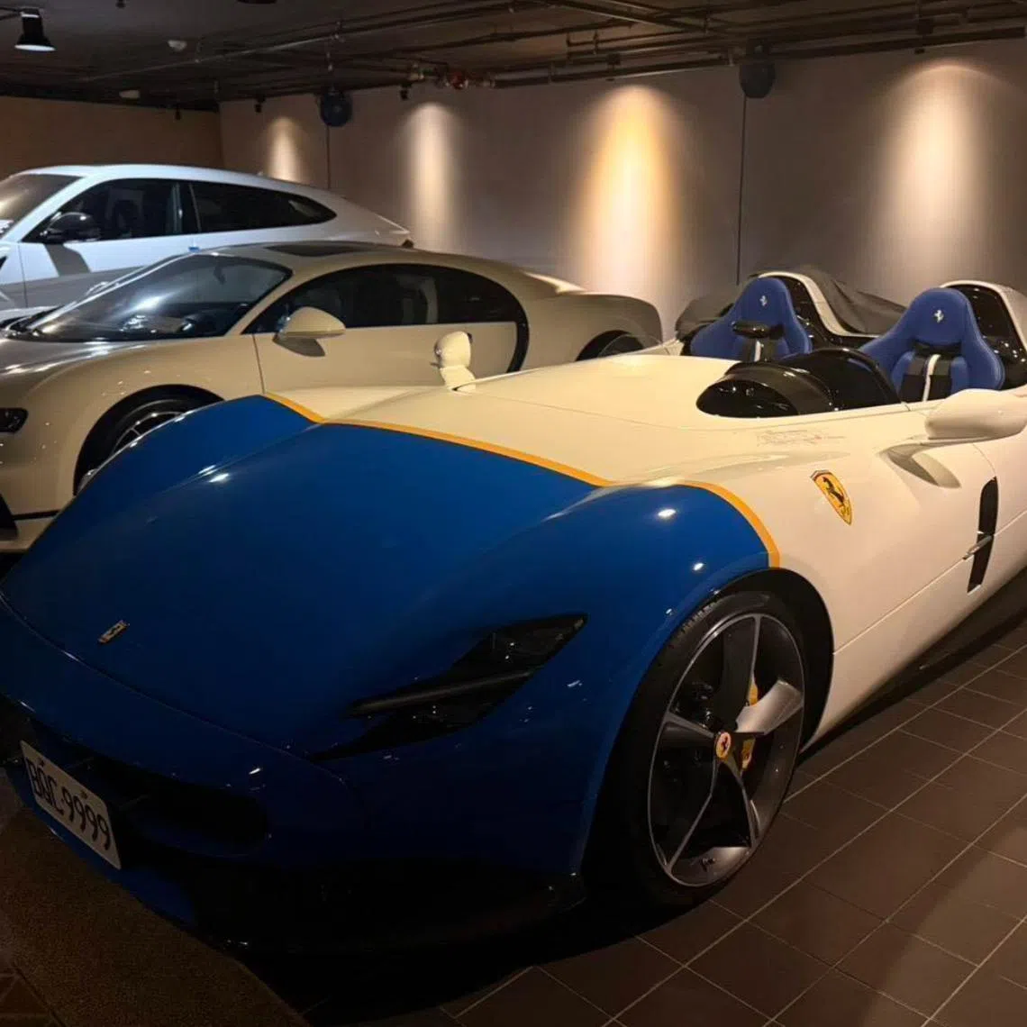 A Ferrari Monza SP2 seized by Taipei authorities set to be put up for auction.