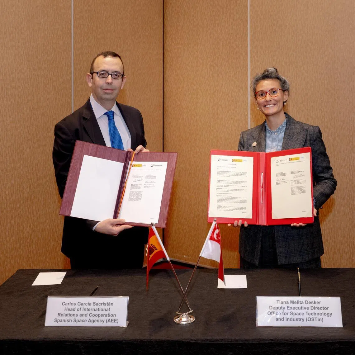 EDB's office for Space Technology & Industry signed a letter of intent with the Spanish space agency to promote industry collaborations.