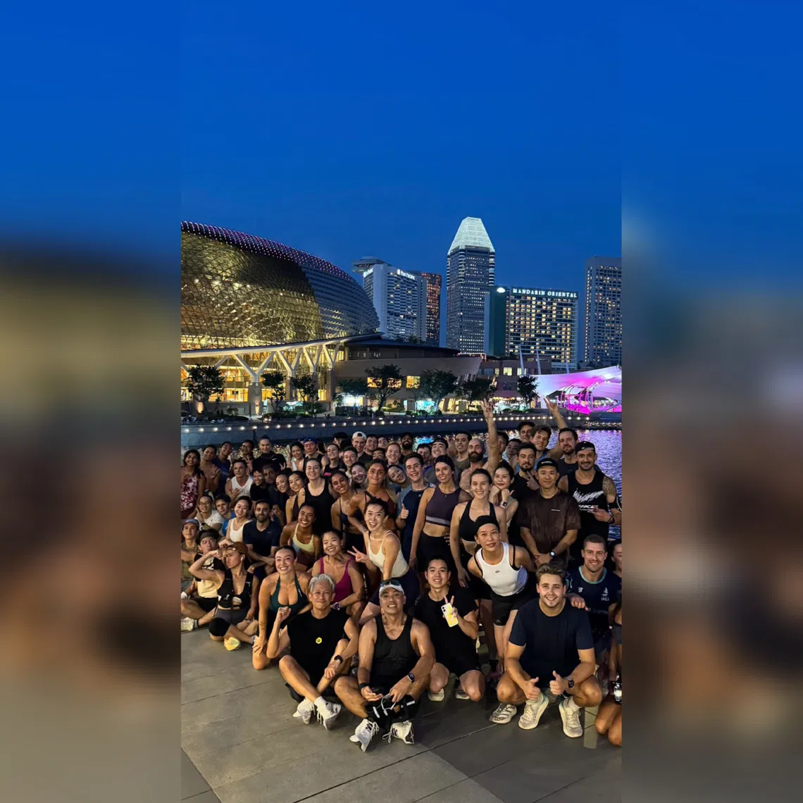 The Chill Pace Run Club, seen here on Sept 2, cancelled its Oct 7 run due to the haze.