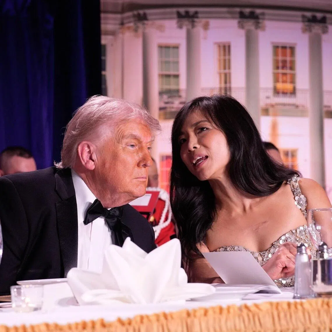 Ms Weijia Jiang, White House Correspondents Association president and CBS Senior White House Correspondent, had been seated next to US President Donald Trump on the stage when shots rang out.