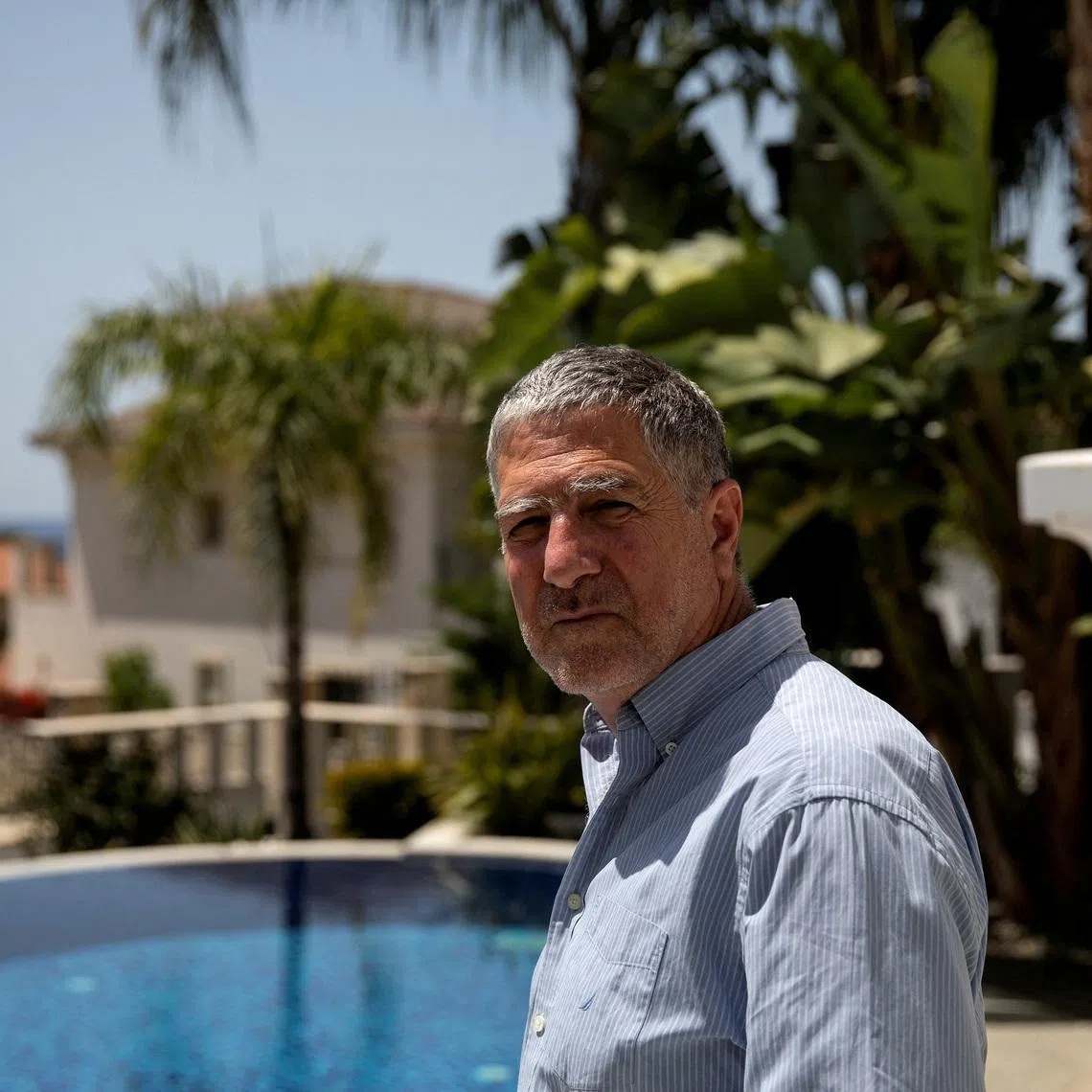FILE PHOTO: Intellexa Co-CEO Tal Dilian poses for a picture at his house in Limassol, Cyprus, April 22, 2020. Picture taken April 22, 2020./File Photo