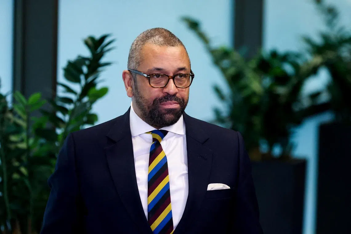 British foreign minister James Cleverly raised human rights abuses in Xinjiang & the need for peace in the Taiwan Strait.