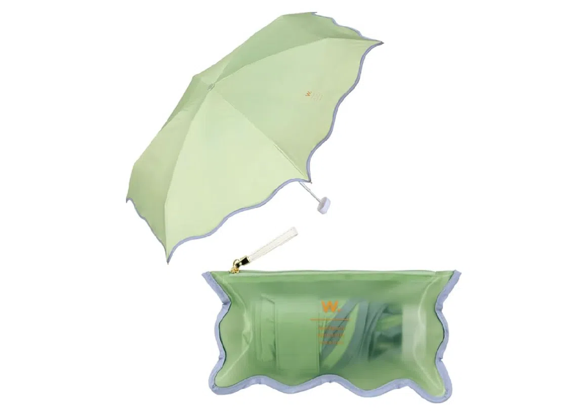 Best UV umbrellas in Singapore: Wpc Light Shielding Wave Piping Parasol