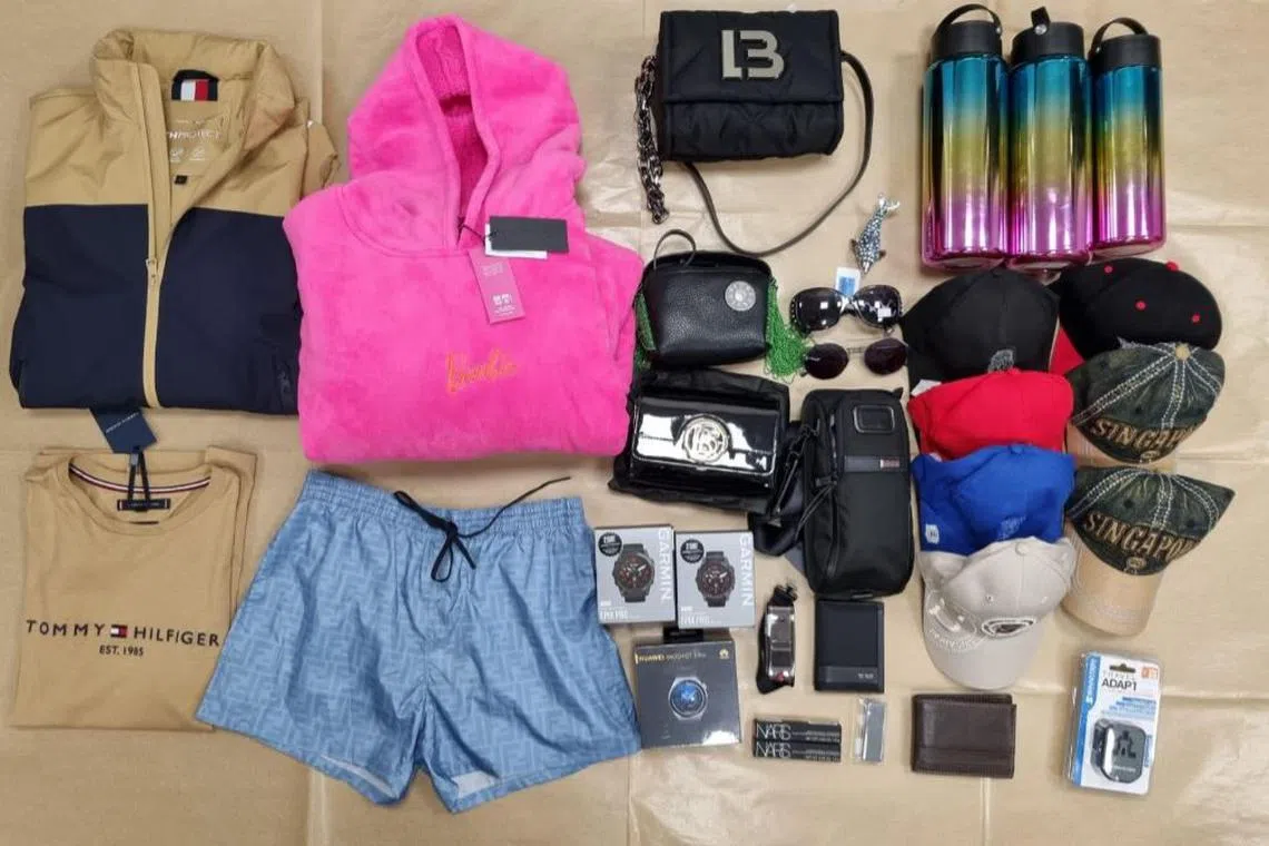 The police managed to recover more than 20 items that were believed to be stolen.