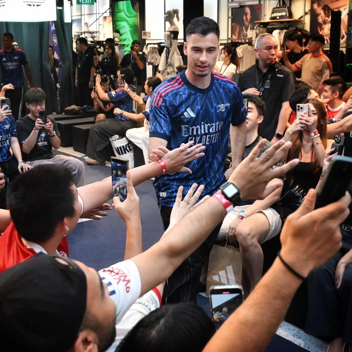 Arsenal player Gabriel Martinelli welcomes the new signings the club have made.