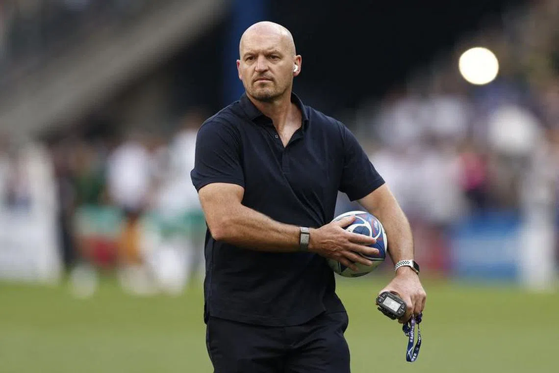 Rugby Union - Rugby World Cup 2023 - Pool B - South Africa v Scotland - Orange Velodrome, Marseille, France - September 10, 2023 Scotland head coach Gregor Townsend REUTERS/Benoit Tessier