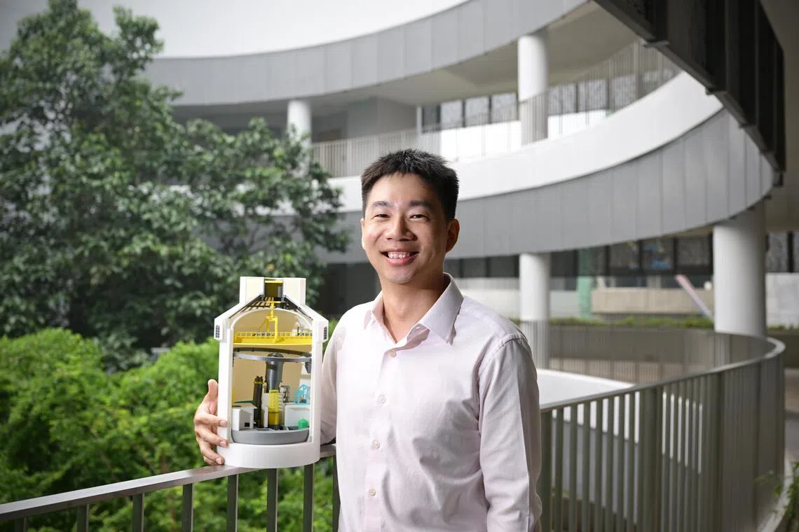 Nuclear energy scientist Ian Ang from the NUS Singapore Nuclear Research and Safety Institute.