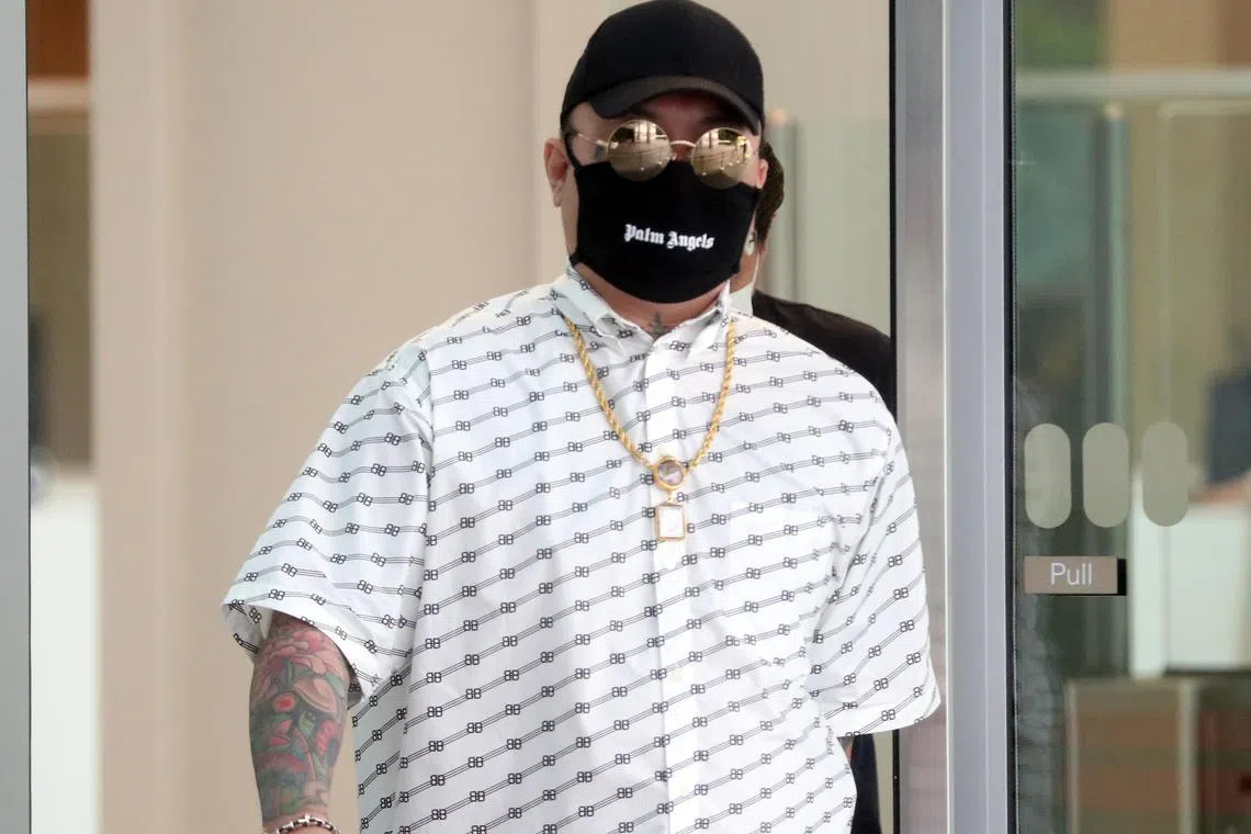 Daryl Ang Qi Hao was part of the group of nine men who were charged with driving recklessly on PIE.