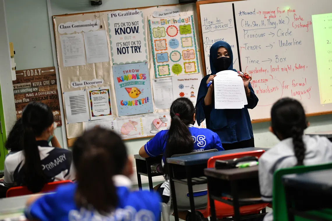 The teaching workforce - like the rest of Singapore’s working population - is growing older. 