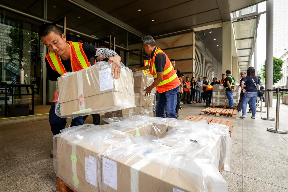 The destruction of ballot papers and other documents used in Presidential Election 2023 took place on March 2 at the Supreme Court.