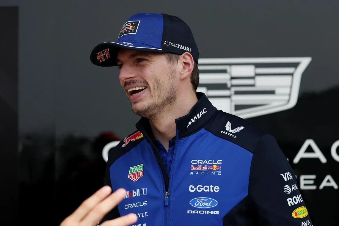 FILE PHOTO: Formula One F1 - Japanese Grand Prix - Suzuka Circuit, Suzuka, Japan - March 29, 2026 Red Bull's Max Verstappen ahead of the race REUTERS/Issei Kato/File Photo