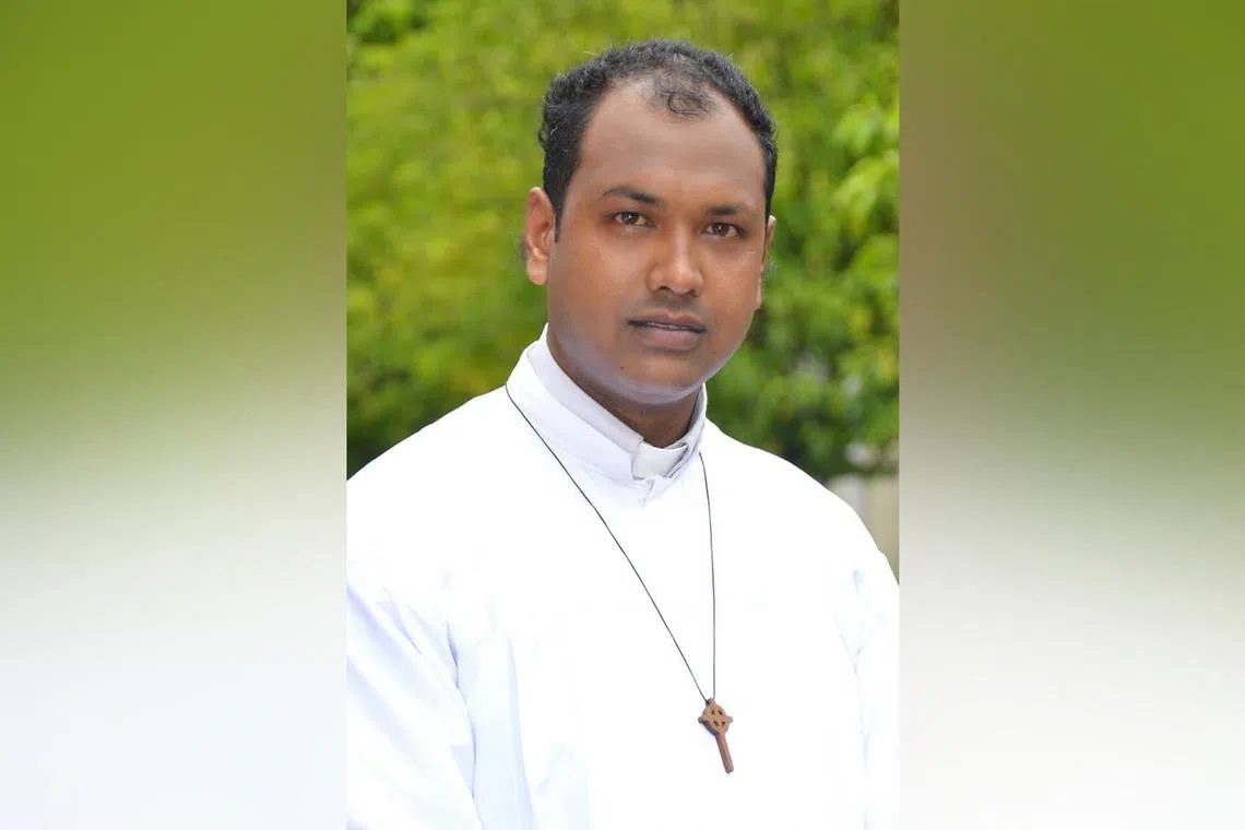 Father Donald Martin Ye Naing Win was knifed to death in his church by members of an anti-junta rebel group.