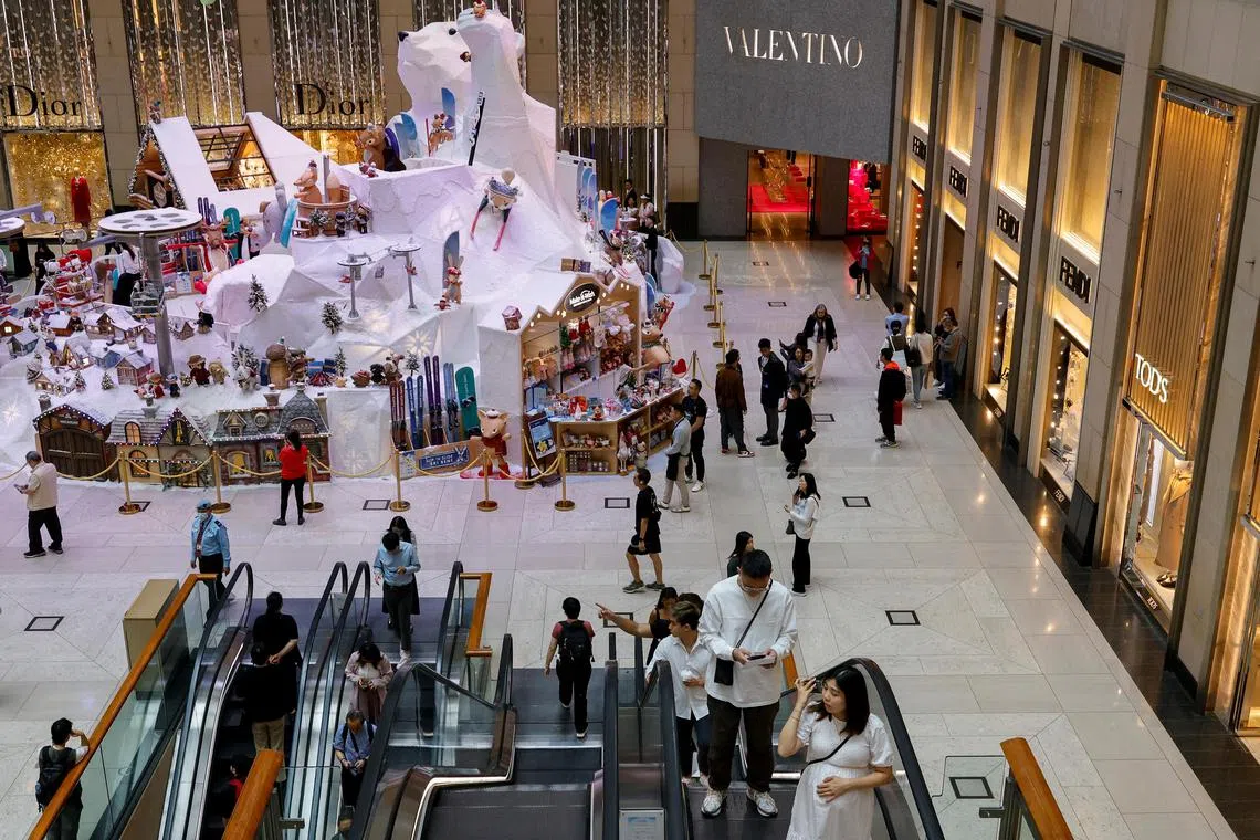 Beijing will raise the duty-free shopping quota, now capped at 5,000 yuan (S$935), to “lower than 30,000 yuan (S$5,600),” according to Ming Pao.